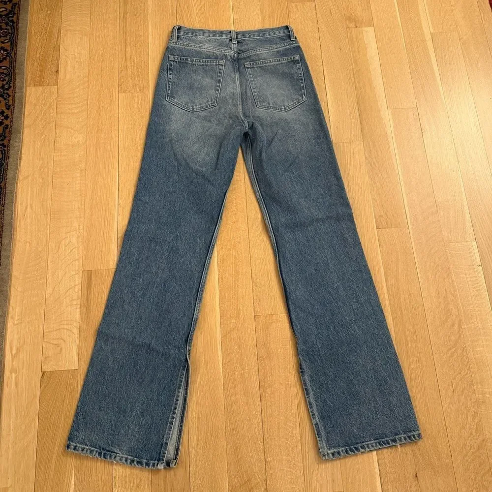 Classic Blue Women's Jeans with slit from Zara